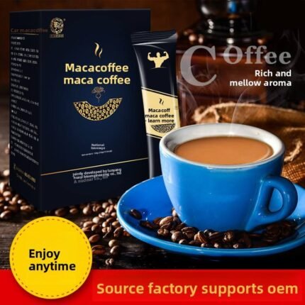 2pcs Maca Coffee with Ginseng and Cordyceps Instant Powder